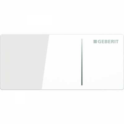 Клавиша смыва Geberit дистанционная типа 70, для двойного смыва, для смывного бачка скрытого монтажа Sigma 12 см: Белый