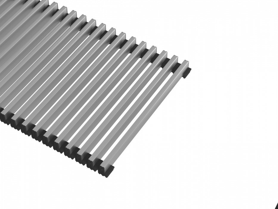 Решетка рулонная DGA-LS-150/24 алюм. серебро