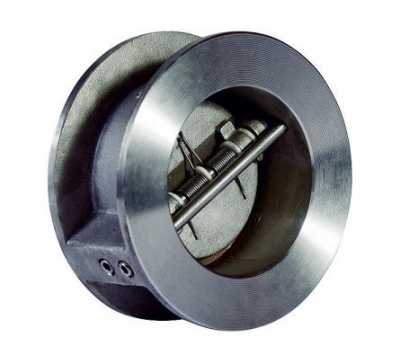Tecofi Клапан обратный двухстворчатый межфанцевый, корпус нержавеющая сталь, диск нержавеющая сталь, уплотнение витон (FKM), PN16   DN 200