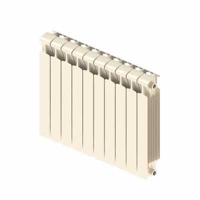 Радиатор биметаллический Rifar Monolit 3/4 500/10 Айвори