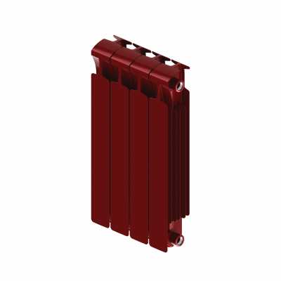 Радиатор биметаллический Rifar Monolit 3/4 500/4 Бордо