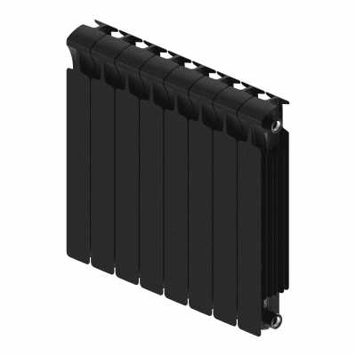 Радиатор биметаллический Rifar Monolit Ventil 300/8, правое подключение (без H-образного узла) Антра