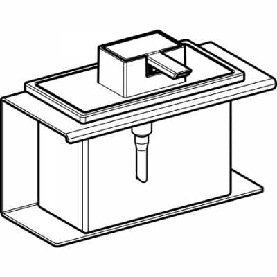 Диспенсер для мыла для сантехнического модуля Geberit Monolith для раковина