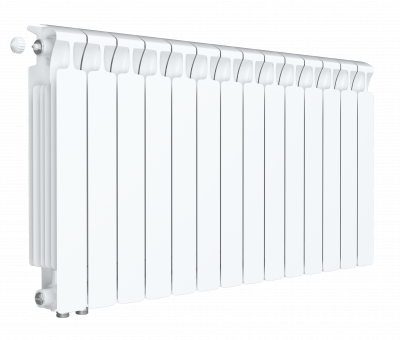 Радиатор биметаллический Rifar Monolit Ventil  500/13, левое подключение, 50 мм (без H-образного узл