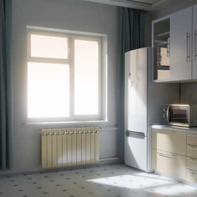 Радиатор биметаллический Rifar Monolit 3/4 500/14 Айвори