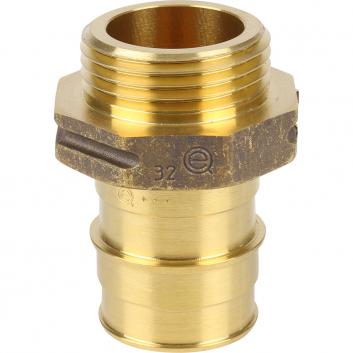 UPONOR Q&E ШТУЦЕР С НАРУЖНОЙ РЕЗЬБОЙ 50-G1 1/4"НР (W) '8И