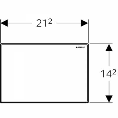 Защитная крышка Geberit Omega: Белый