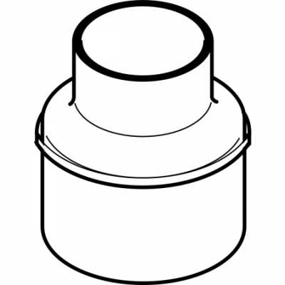 Переход концентрический Silent-db20: d=110мм, d1=63мм, Geberit