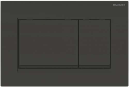 Смывная клавиша Geberit Sigma30, двойной смыв: черные, черный матовый