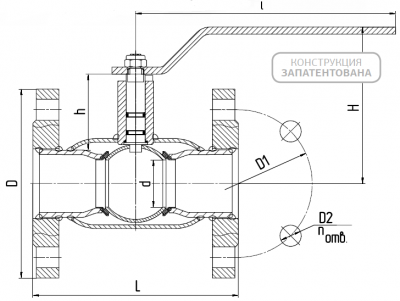 КШЦФ Energy Gas 125/100.016.Н/П.01