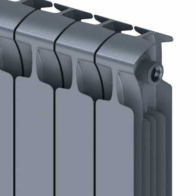 Радиатор биметаллический Rifar Monolit 3/4 500/6 Титан