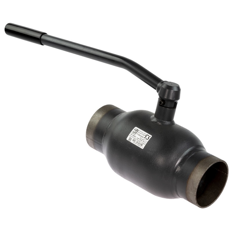 Шаровой кран RJIP Premium WW DN 50 PN 40 Т= 200 °С, приварной, стандартный проход, с рукояткой, корпус-углеродистая сталь, Ридан