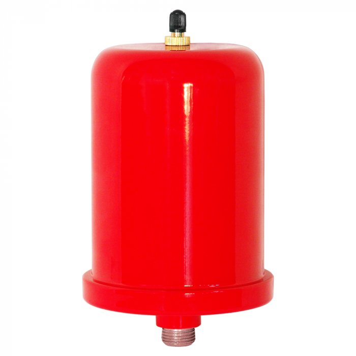 РБ-2  Красный Расширительный бак ТЕПЛОКС  2 л. для систем отопления. Материал мембраны EPDM. Подключение 1/2 дюйма.
