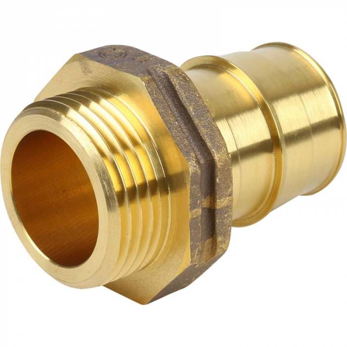 UPONOR Q&E ШТУЦЕР С НАРУЖНОЙ РЕЗЬБОЙ DR-ЛАТУНЬ 18-G1/2"НР (NKB) '10В