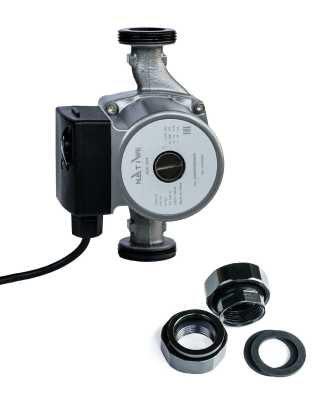 Насос циркуляционный с мокрым ротором NOC 30/8 EM, 1х220 В, 50 Гц, 90/150/180 Вт, вход/выход G 2" PN 10, корпус-чугун, колесо-PP, Native