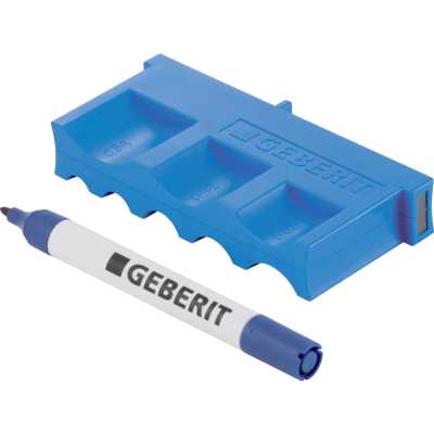 Шаблон Geberit Mapress для маркировки на трубе глубины раструба, с маркером: d=12-108мм