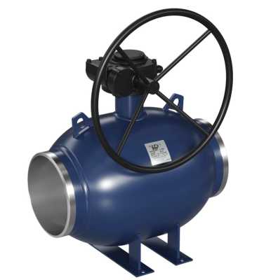 Кран шаровый LD КШЦПР Energy из стали 09Г2С Ду300 Ру2,5МПа полнопроходной с редуктором