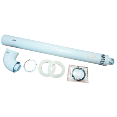Комплект коаксиальный  / Ф100xФ60x1000 Coaxial chimney(rotatable)
