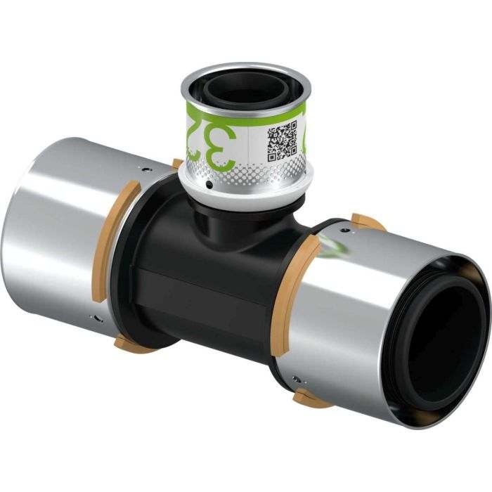 UPONOR S-PRESS ТРОЙНИК РЕДУКЦИОННЫЙ КОМПОЗИЦИОННЫЙ PPSU 50-32-50 '3И