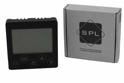 Панель управления SPL Z031-2CO- черная (комнатный термостат)