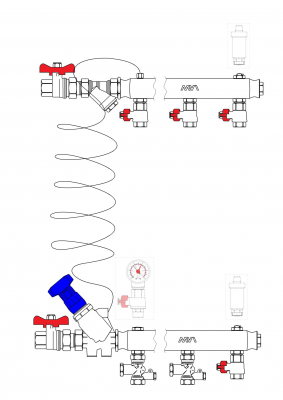 Узел коллекторный MF3x-40S-25L-10-15-P