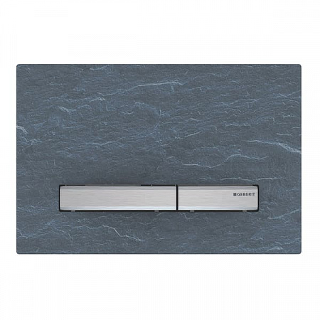 Смывная клавиша Geberit Sigma50, для двойного смыва, цвет металлический хромированный: хромированный черный, лава