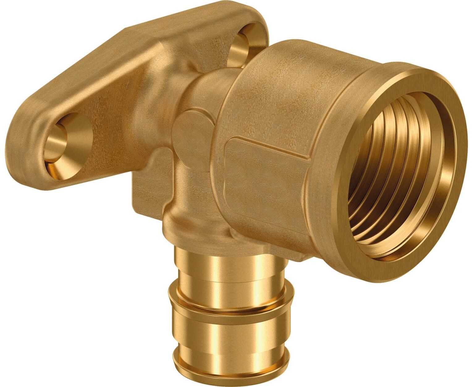 Usystems водорозетка Smart Aqua латунная для труб PE-Xa 20-Rp1/2"ВР L=43мм, тип 1 '40Ф