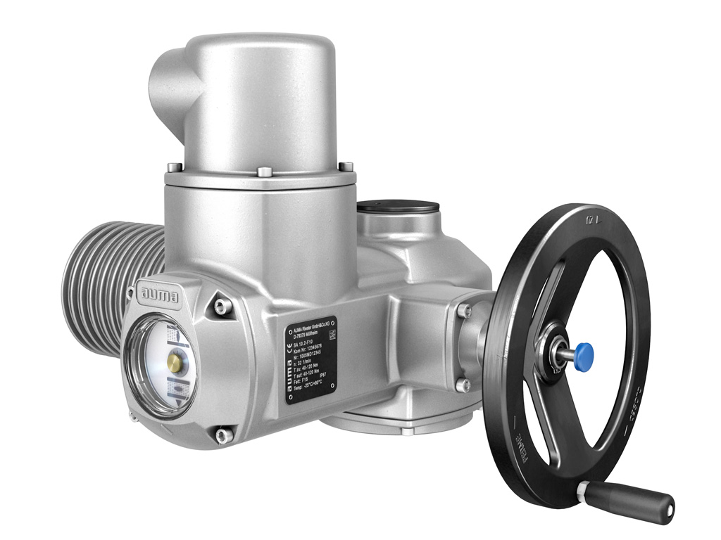 Эл. привод AUMA Norm SA 10.2/GS200.3 380В (0,4 кВт; Iн=2,6А; Iп=8,9А; 288с; TPA00R1AA-101-000) RJIP