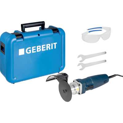 Электрический инструмент Geberit Mapress для очистки концов трубы от стружек RE 1, в футляре: Тип штекера=CEE 7/17