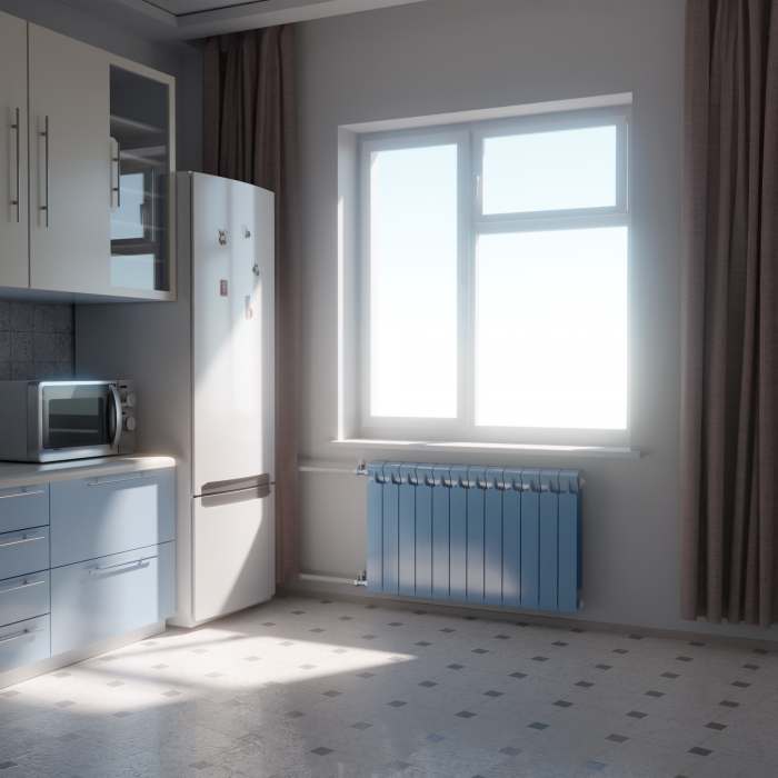Радиатор биметаллический Rifar Monolit 3/4 500/6 Сапфир