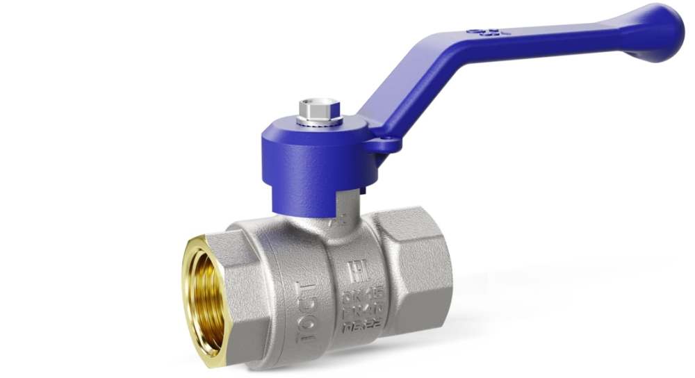 Кран шаровой латунный кислородный LD Pride Oxygen 40.15.В-В.Р GAS