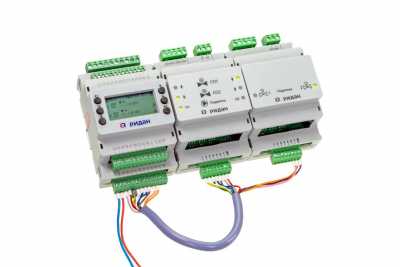 Контроллер ECL-3R 361, для регулирования температуры в двух контурах отопления, 24 В пост. ток, Ридан