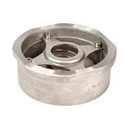 Tecofi Клапан обратный осевой межфланцевый, корпус нержавеющая сталь, диск нержавеющая сталь, PN40   DN 125