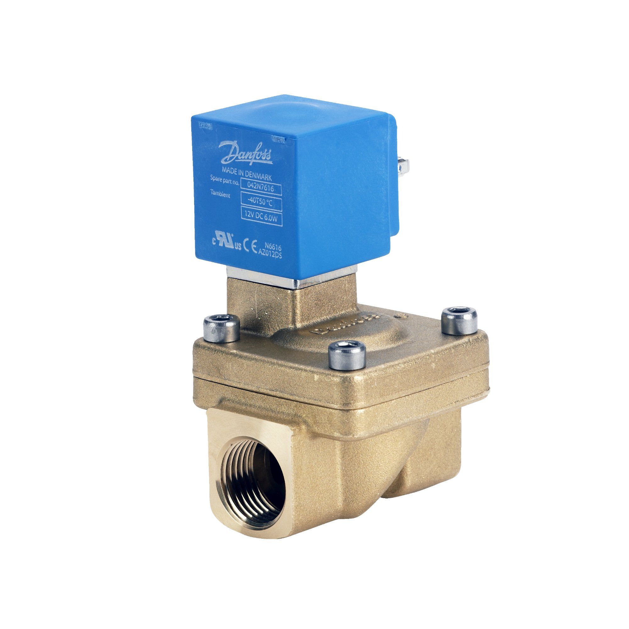 EV220W Клапан электромагнитный НЗ 1 1/2  230B, 50/60Гц, 6Вт
