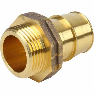 UPONOR Q&E ШТУЦЕР С НАРУЖНОЙ РЕЗЬБОЙ 40-G1"НР (W) '16C