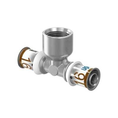 UPONOR S-PRESS PLUS ТРОЙНИК С ВНУТРЕННЕЙ РЕЗЬБОЙ 25-RP1/2"ВР-25 '5А