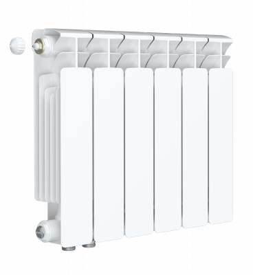 Радиатор биметаллический Rifar Base Ventil 350/6, правое подключение (без H-образного узла)