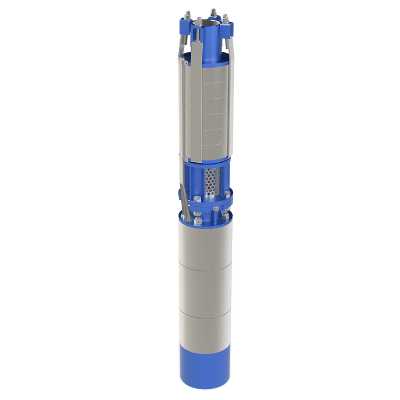 Насос скважинный центробежный CRS 8-40/11, 3x380 В, 50 Гц, ном мощность 37 кВт, ном ток 66 А, присоед к напор трубопроводу резьбовое G 3 (DN80), ном подача 40 м³/ч, ном напор 180 м, обсадная труба dвн ≥ 200 мм, длина агрегата 2000 мм, Ливнынасос