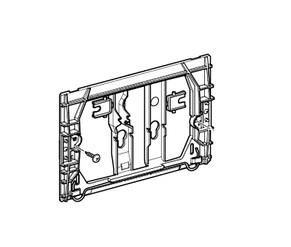 Монтажная рамка Geberit для смывной клавиши Delta