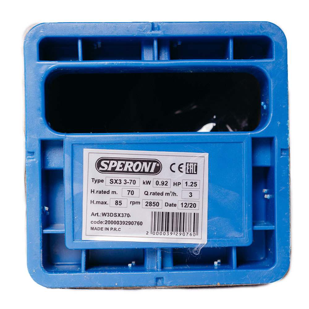 Скважинный насос SX3 3- 70 TITANIO 3",  тм SPERONI, 0,92kW