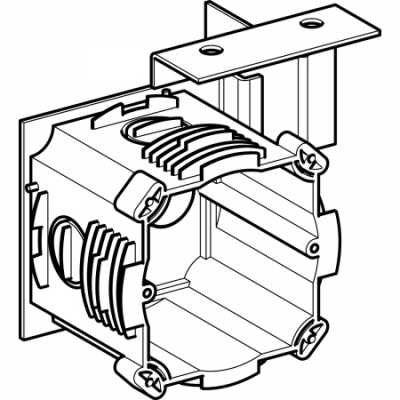 Монтажный подрозетник Geberit для пустотелых перегородок и капитальных стен
