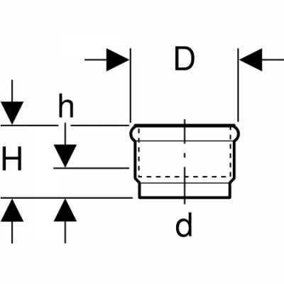 [снято, замена 360.779.16.3]Раструб Geberit PE: d=40мм