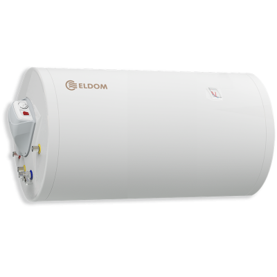 Настенный комбинированный водонагреватель ELDOM 72281XBSR EN-C, с одним теплообменником и ТЭНом 3KW, горизонтальный монтаж, 200 литров