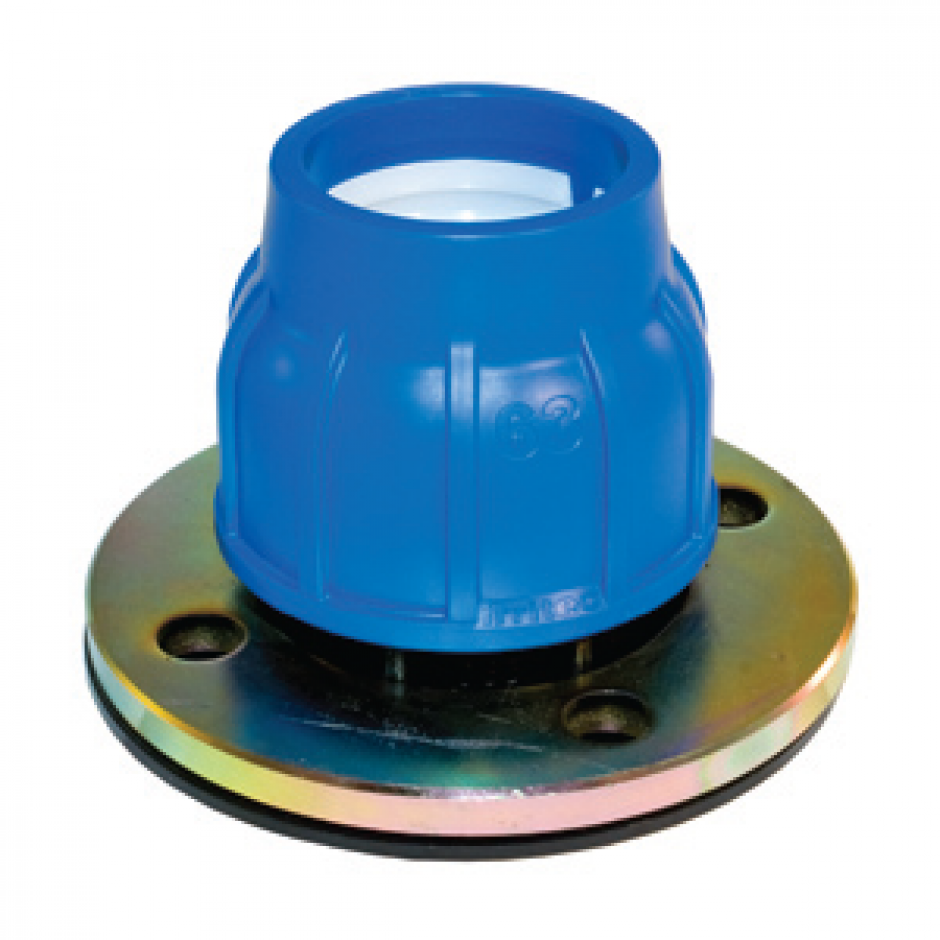 Фланец компрессионный для ПНД труб110 x Ду100(4") (Lammin) 6/1