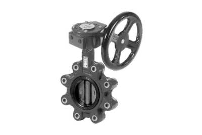 Комплект: затвор дисковый РИДАН ЗДМ PN16 DN200 диск AISI316/EPDM/рукоятка + редуктор + переходник