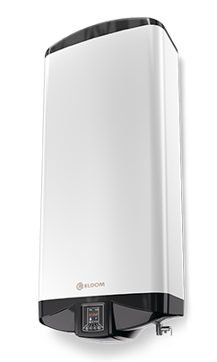 Электрический накопительный водонагреватель ELDOM GALANT DV080D, с сухим ТЭНом, универсальный монтаж, Wi-Fi, 80 литров