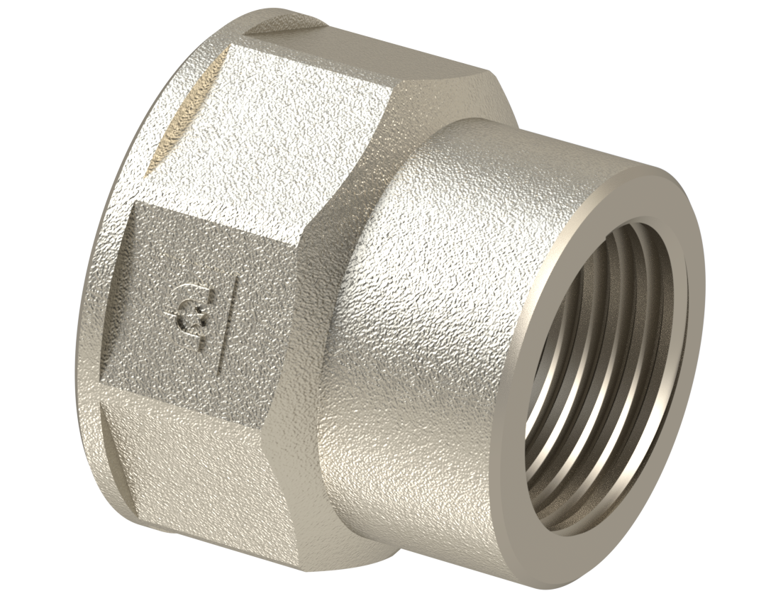 Муфта переходная под ключ ВР/ВР  1''X3/4'' - Никелированный