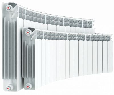 Радиатор биметаллический Rifar Base Ventil Flex R2406 500/12, правое подключение (без H-образного уз