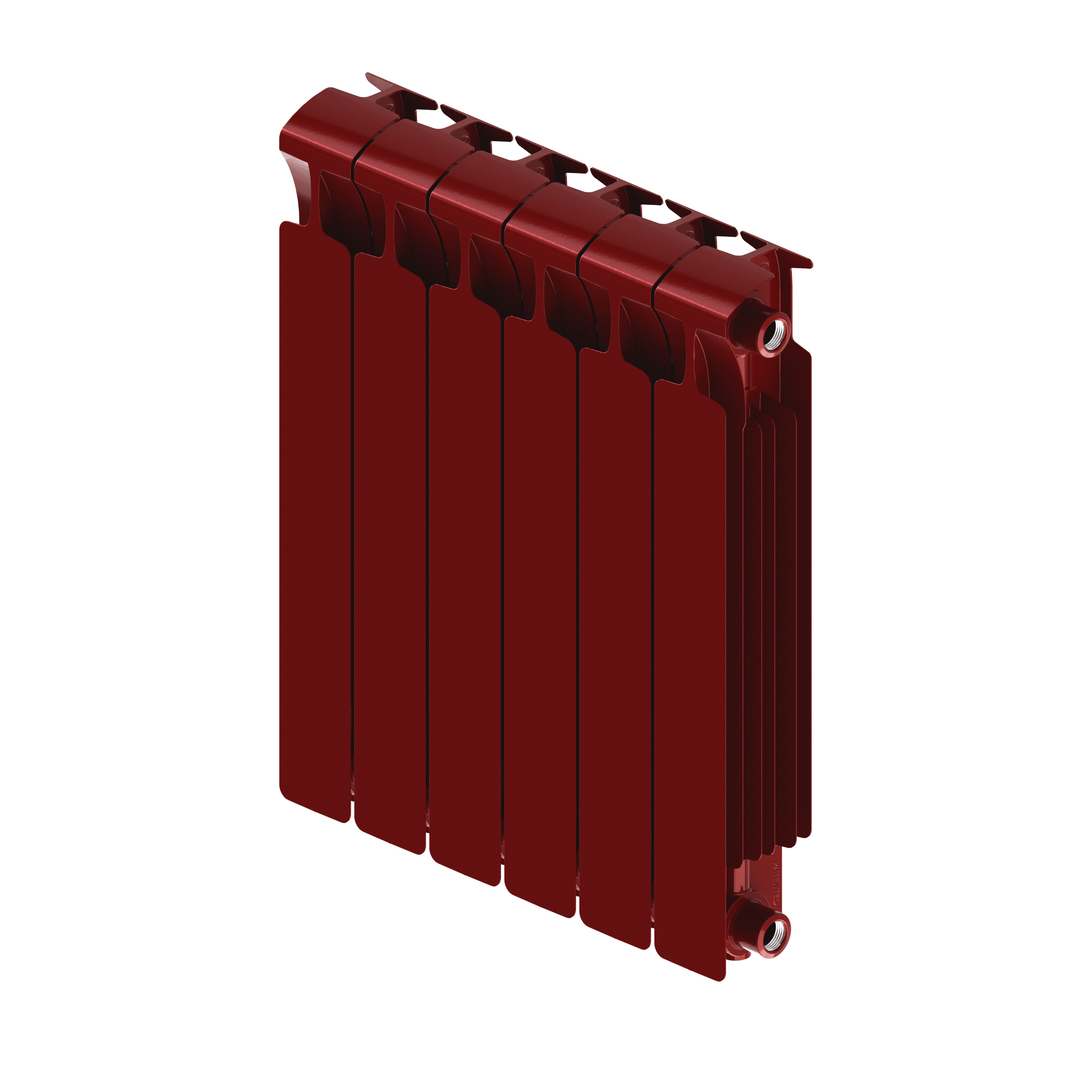 Радиатор биметаллический Rifar Monolit 3/4 500/6 Бордо
