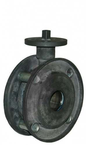 Шаровой кран Стриж DN 65, Pn16, неполнопроходной, материал оцинкованная сталь 20, под электропривод